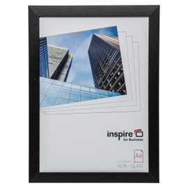 OXFORD Quality Black Wood A4 21x30 cm Certificate Photo Frame Non Glass Aperture Display OXFA4NG