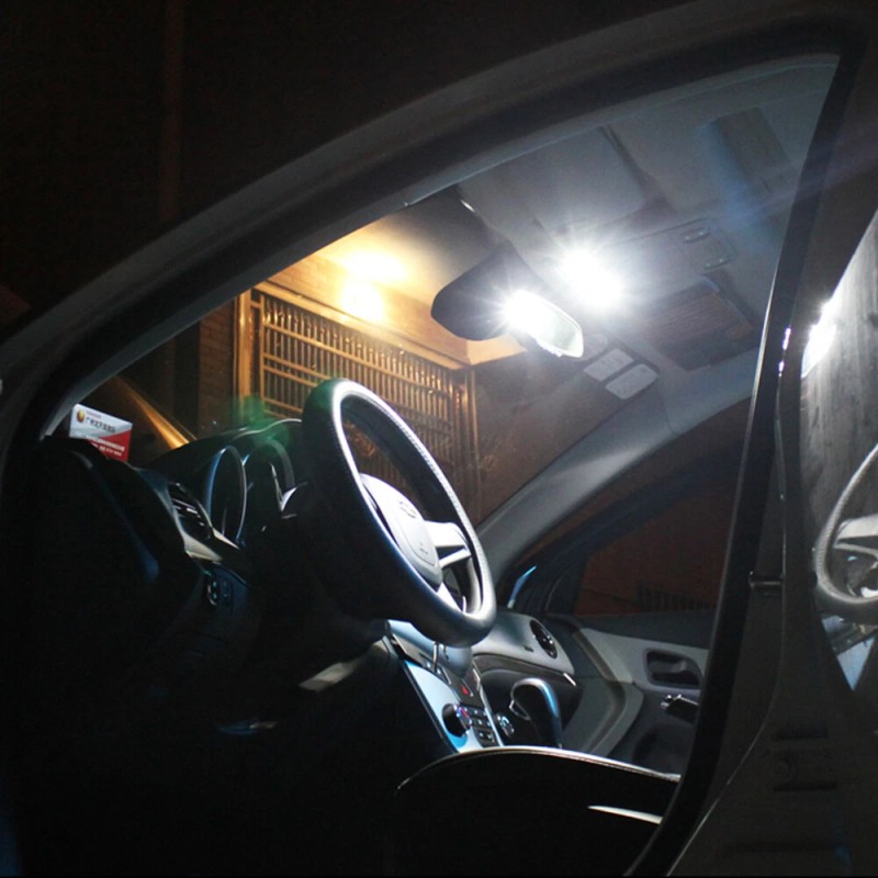 CHUSYYRAY White LED Dash Cluster Instrument Light Kit Fits For