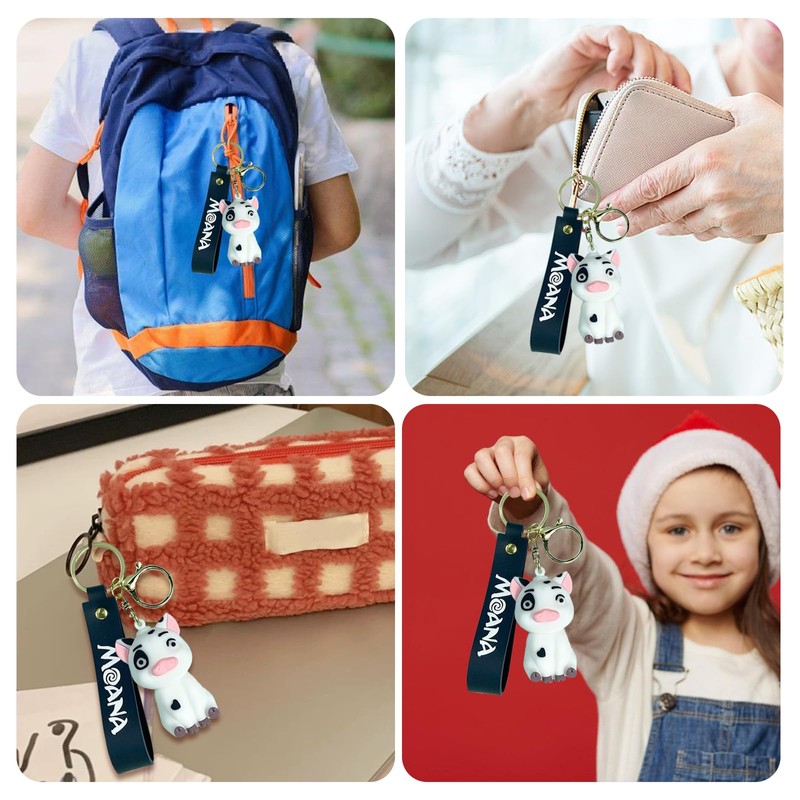 SYSYSYYASNL Keyring, Keychain, Anime Figures Game Keyring, School Bag Decoration,