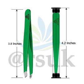 ARSUK Tweezers Soldering Tweezers Angled Tweezers Eyebrow Tweezers for Perfect Precision Eyebrow Plucking Face Hair Removal Tweezers for Men and Women