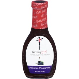Skinnygirl Fat free & Sugar Free Balsamic Vinaigrette Dressing Net Wt. 8 Fl Oz (237ml) Pack of Six
