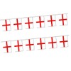 Fabric Double Sided England St Georges Bunting 10metres/33ft Long with