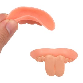 MEISH 3 Pieces Fake Teeth for Dogs False Teeth Props Funny Wacky Artificial Teeth for Birthday Gifts Holiday Parties