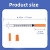 31G 1ml 1/2 Inch Lab Supplies, Disposable Individual Package, Pack