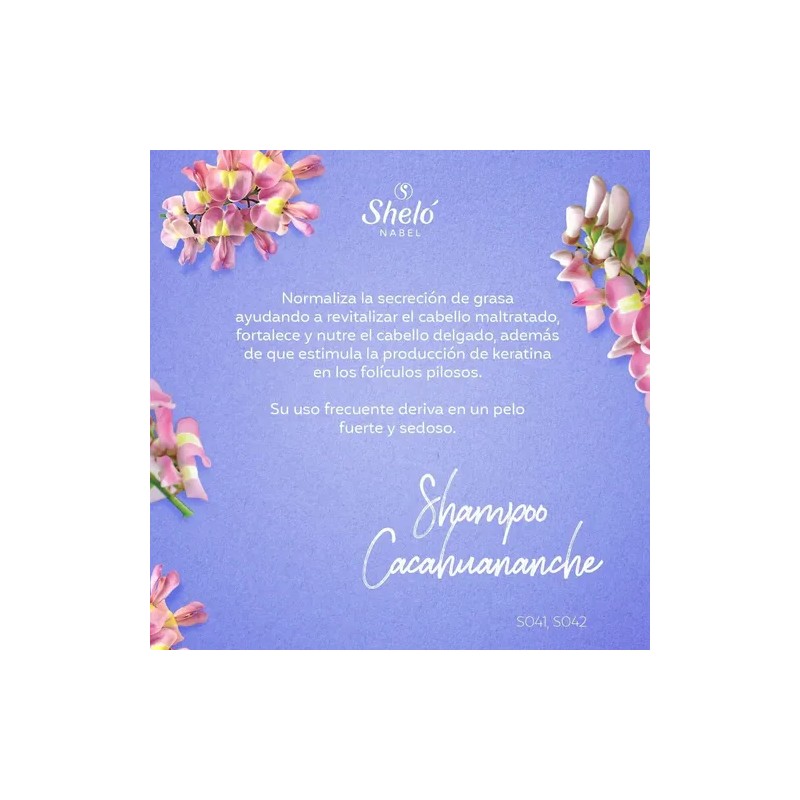 Acondicionador Cacahuananche Sheló Estimula Fortalece 530 Ml