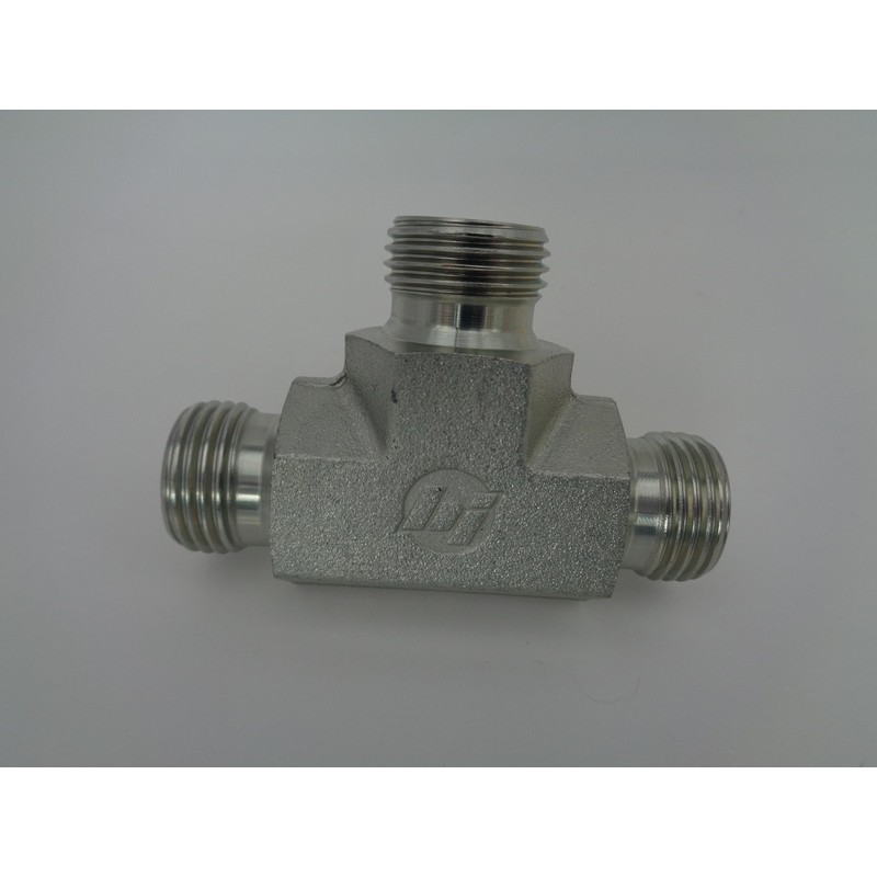 Hydraulic bsp 3 Way Male Equal Tee, 60 deg Cone