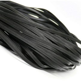 Mhome Plastic Woven Rattan Repair Material for Outdoor Garden Patio Furniture Durable Wicker Bench Chair Table Repair Kits (Black)