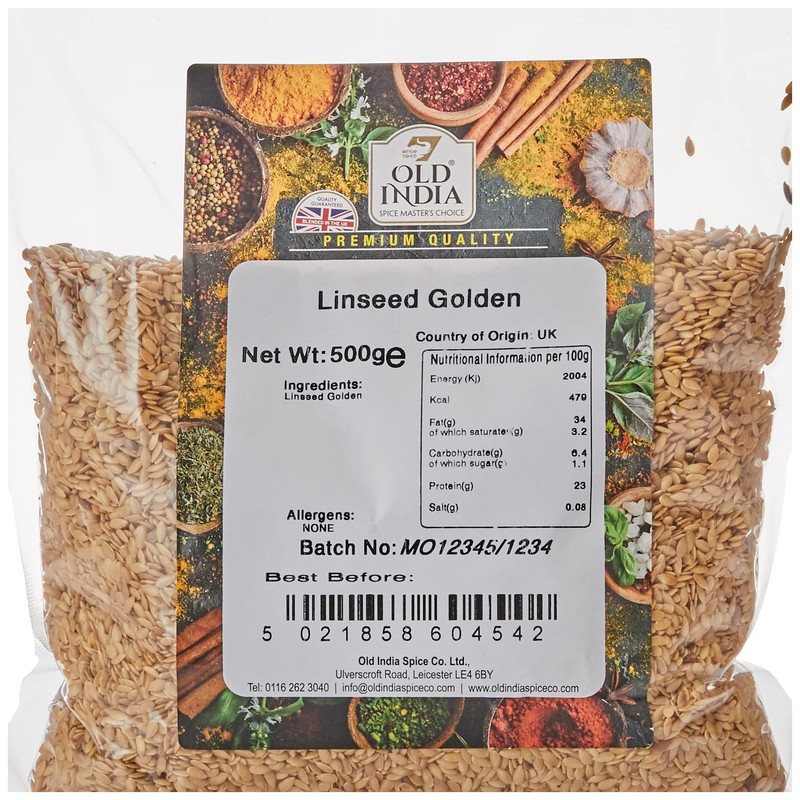 Old India Linseed Golden 500g