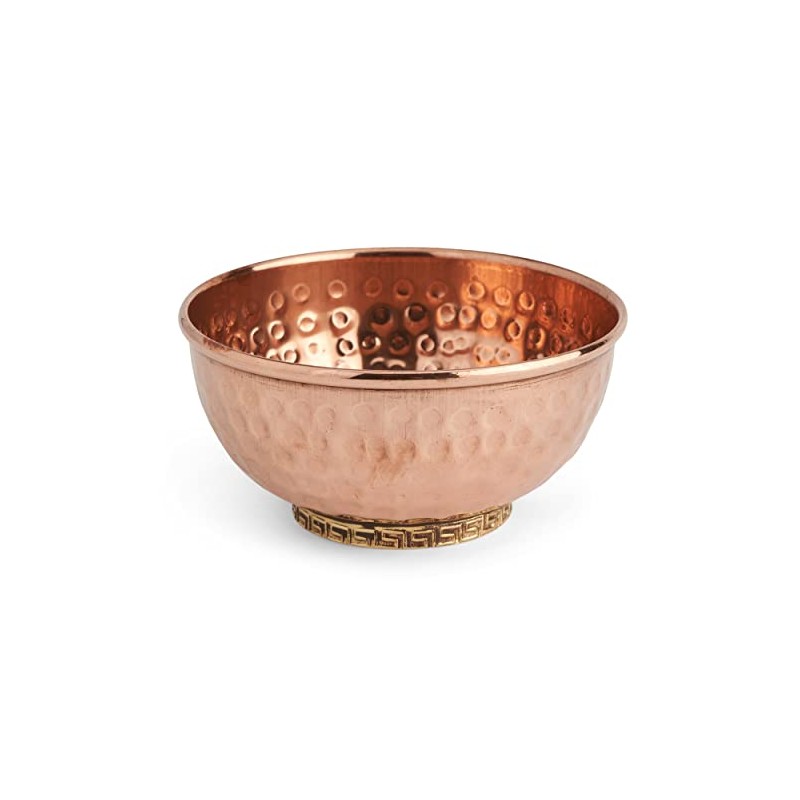 NKlaus Ø 11 cm Copper Bowl Hammered Incense Bowl holy