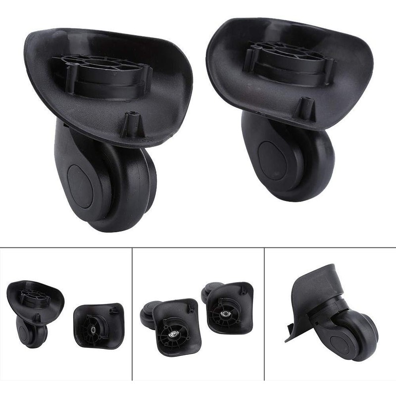 1 Pair of Replacement Wheels Trolley Suitcase Wheels Universal Suitcase