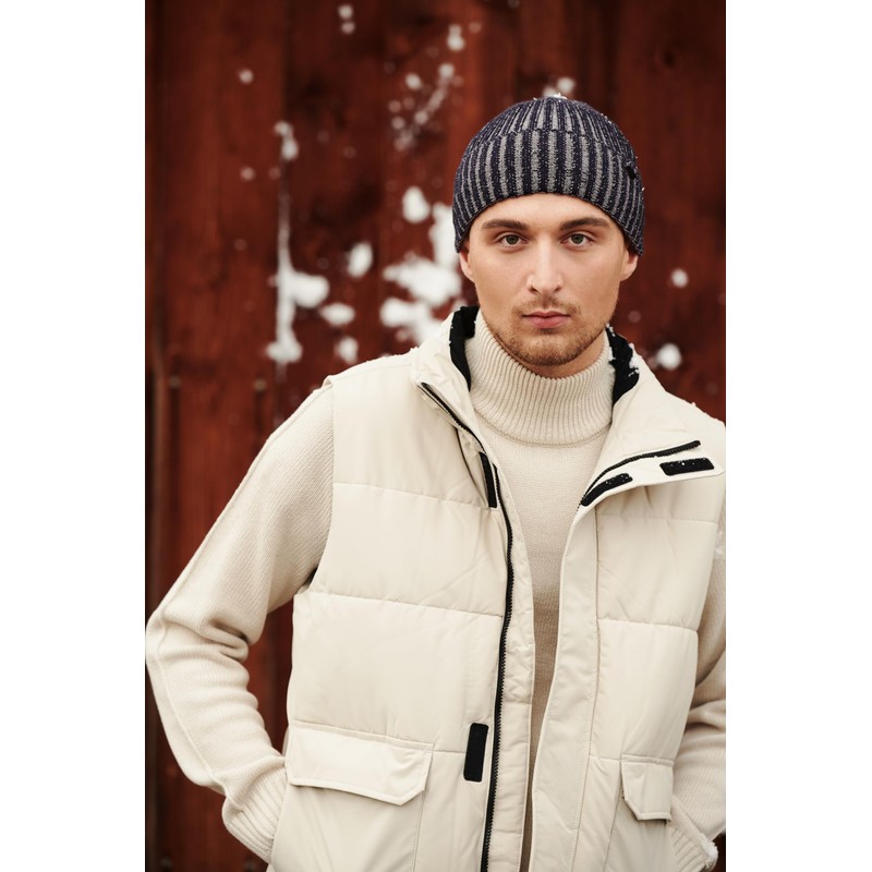 CHILLOUTS Mens Stan Hat Beanie Hat, beige, Unit size