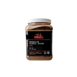 Perfect Corals - Granular Ferric Oxide (GFO), 2.5 lbs - 1,134 g - Salwater & Freshwater Aquarium Filtration Media for Phosphate Removal (Bayoxide E33)