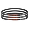 uxcell 3 Pcs AX26 EPDM V-Belt, Raw Edge Cogged Industrial