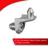 LouMaxx Angle Shelf Support with Pin and Screw | Set
