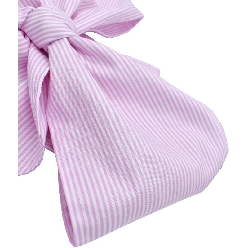 Baby Bag - A Soft Cotton Baby Bonnet in Pink,