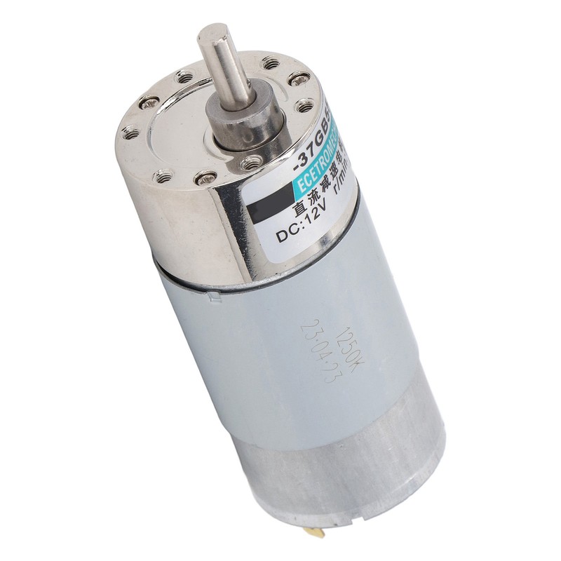 DC 12V 100RPM Gear Motor High Torque Electric Micro Speed