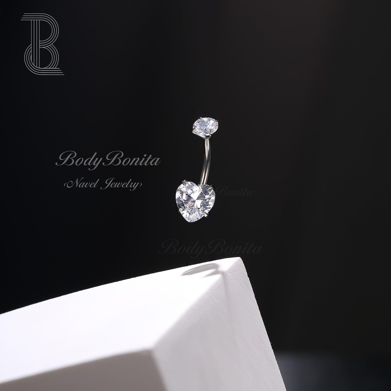 BodyBonita G23 Titanium Belly Button Rings - 14G Internally Threaded