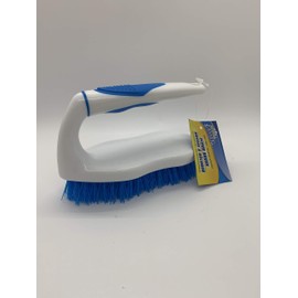 Scrub Buddies Iron Shape Multi-purpose Scrub Brush - Blue Iron Handle - Floor Brush