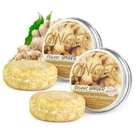 2 piezas de jabón de jengibre, barra de champú para el crecimiento del cabello de jengibre | Natural, orgánico, promueve el crecimiento del cabello pa