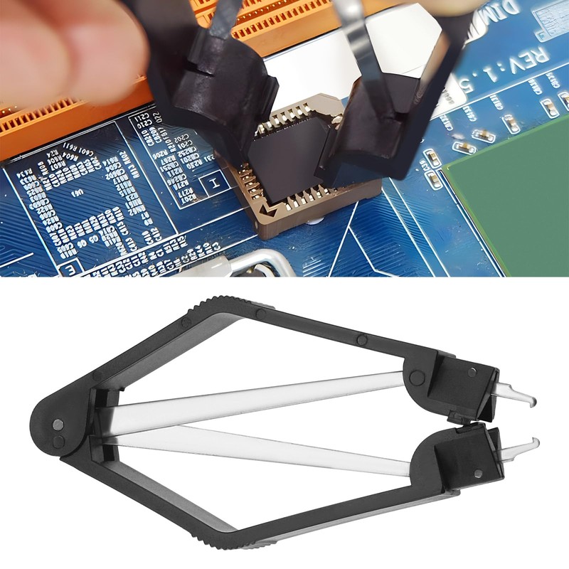 YINETTECH 2PCS Stainless Steel IC Extractor IC Chip Puller Chip