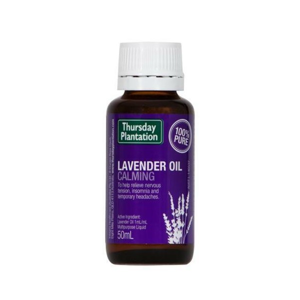 2 x 50ml THURSDAY PLANTATION Lavender Oil 100% PURE ESSENTIAL Australia Original