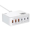 USB Charger, Total 100 W, Rapid Charger, Supports PD 30W,