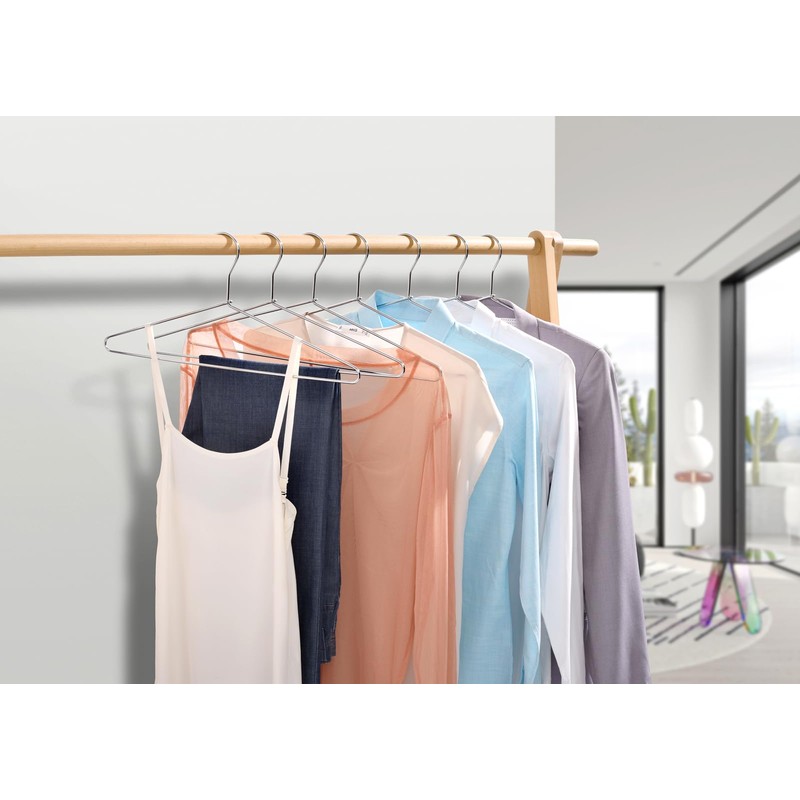 Amber Home 30 Pack Heavy Duty Metal Shirt Coat Hangers,