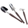 Hemoton Handheld Garden Tool Set 3 Pieces Mini Rake Shovel