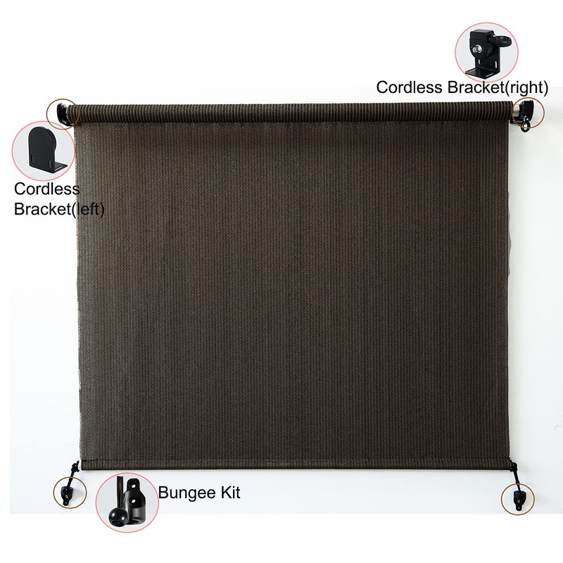 Litong Bungee kit, Universal Replacement Parts for Indoor/Outdoor Sun Shades