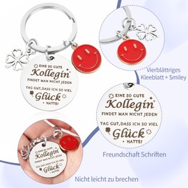 Lemicin Keyring Funny Gift Present Colleague Farewell Girlfriend Friendship Work Colleague, Eine So Gute Kollegint Findet Man Nicht Jeden Tag Gut