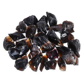 QUARKZMAN Fire Glass for Fire Pit, 2-3 mm (1/9 Inch), High Gloss Reflective Glass Stones for Natural or Propane Fireplaces, Safe for Outdoor and Indoor Fireplace, Glass, Black