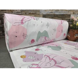 240 cm Wide Sold by the Metre from 50 cm Poplin Cotton Fabric Children's Fabrics Princess with Book the Girl Baby Fabrics Ranforce Craft Fabric Oeko-Tex VP0K060 (Princess)