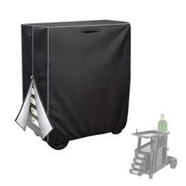 VIYOYOUNG Welding Cart Cover, Protects Cart & Gas Cylinder, Suitable for Tig Mig & Plasma Cutter Rolling Welding Cart - Heavy-Duty Waterproof & Dustproof - Easy Access Zipper