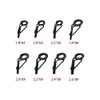 LannuMet 8pcs Fishing Rod Tip Top Guide Set Fishing Rod