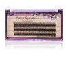 Bodermincer 120pcs D Curl 12D Fish Tail Lash Clusters Natural