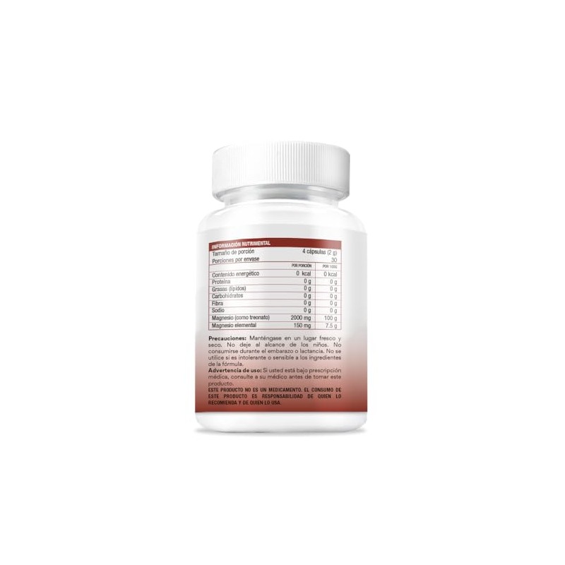 BIO B L-Treonato de Magnesio 2000mg | Memoria y Concentración