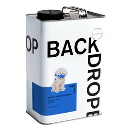 BACKDROP | Premium Exterior Paint | Semi-Gloss Finish for Outdoor Trim & Doors | Self-Priming, Low VOC, Green Wise Certified | BLUE IS THE COOLEST COLOR - Bright, Saturated Blue | 1 Gallon