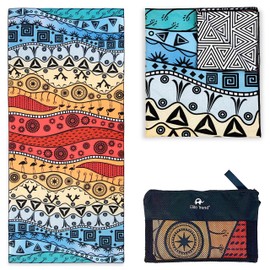 Elite Trend Microfiber Beach Towel - Extra Large 78x35 Inch Sand Free Quick Dry Towel for Travel, Swimming, Pool, Yoga, Hiking, Camping – Lightweight Fast Drying Microfiber Towel Compact for Adults