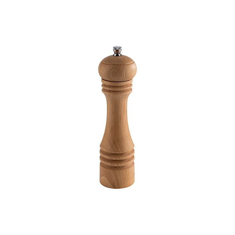 APS 40576 Salt Mill Beech Wood Ceramic Grinder Diameter 6