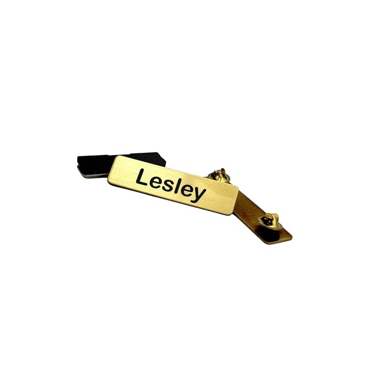 Uniform Name Badge, Military/Police Style with Clutch or Magnet Back,