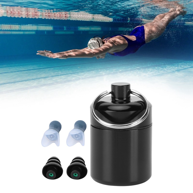 Waterproof Ear Plugs with Filter Noise Reduction Reusable Earplug Protector