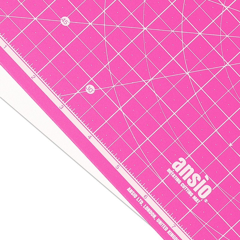 ANSIO 360° Rotating Self Healing Cutting Mat - Craft, Quilting,