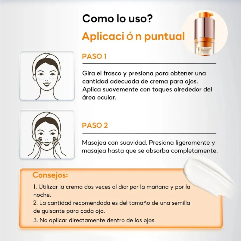 Papa Feel Contorno De Ojos Antiarrugas 5d Péptidos 15g Anti
