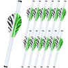 LEANPRO 12-Pack Shrink Fletch with 2 Inch Vanes, Stretch Arrow