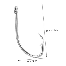 Kisangel Turtle Hook Set 50pcs Catching Hooks Extractor for Catfish Trout Saltwater Freshwater