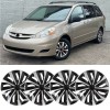 Mayello For Toyota Sienna 2004-2010 4Pcs 16" Hubcap Wheel Rim