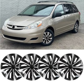 Mayello For Toyota Sienna 2004-2010 4Pcs 16" Hubcap Wheel Rim Cover Steel Wheel Hub Cap