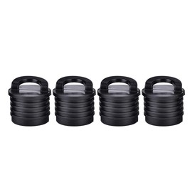 Keenso Kayak Drain Stopper Dinghy Marine Boat Drain Hole Plug Rubber Spigot Drain Hole Set of 4 Canoe Boat Kayak Stopper