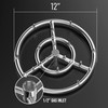 Skyflame 12-Inch Round Stainless Steel Fire Pit Jet Burner Ring