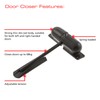 Sterling 271 DCBK Black, Surface Mounted, Spring Loaded Door Closer